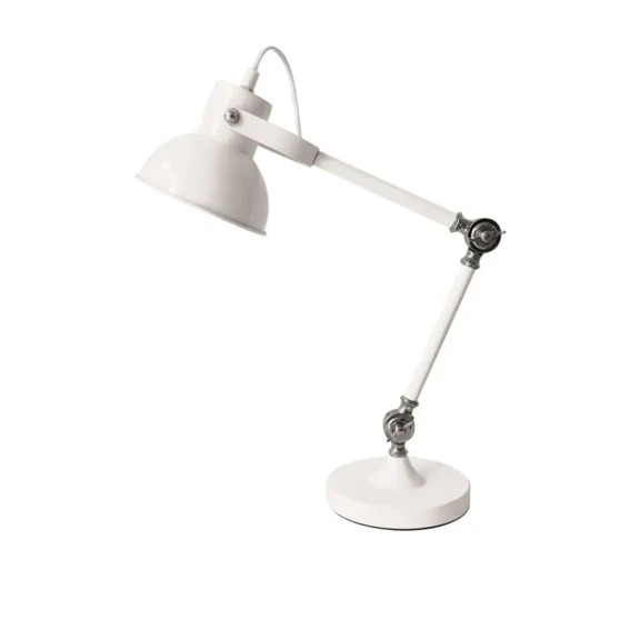 Stolové lampy -  Novaluce Dizajnová stolová lampa Dunik 34 biele