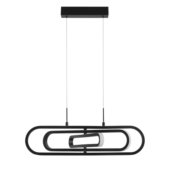 Lustre a závesné svietidlá -  Novaluce LED luster Arte 64 čierne