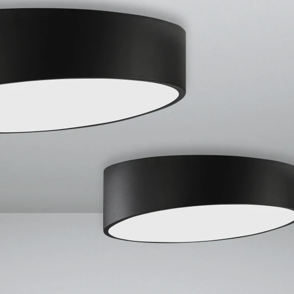 Stropné svietidlá -  Novaluce LED stropné svietidlo Maggio 40 čierne