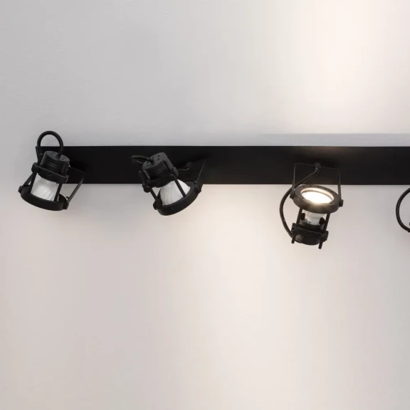 Bodové svetlá -  Novaluce Dizajnové bodové svietidlo Gropius 71 čierne