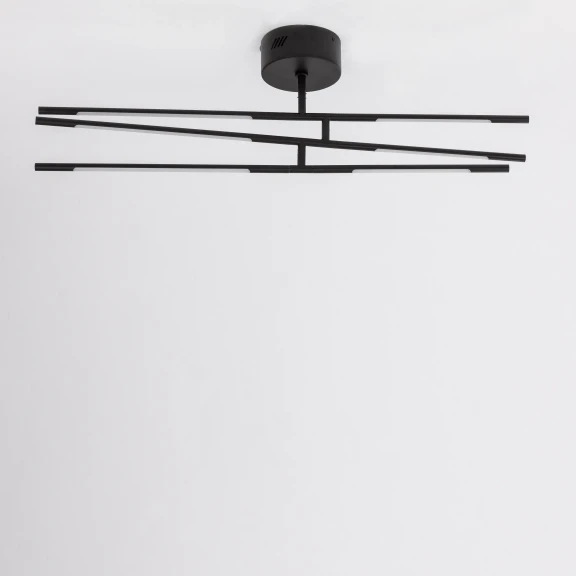 Stropné svietidlá -  Novaluce Stropné svietidlo LED so stmievaním Raccio 84 čierne