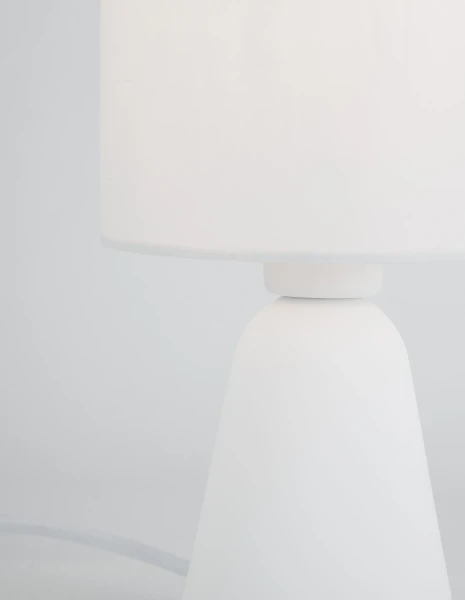 Stolové lampy -  Novaluce Dizajnová stolová lampa Zero 12 biele