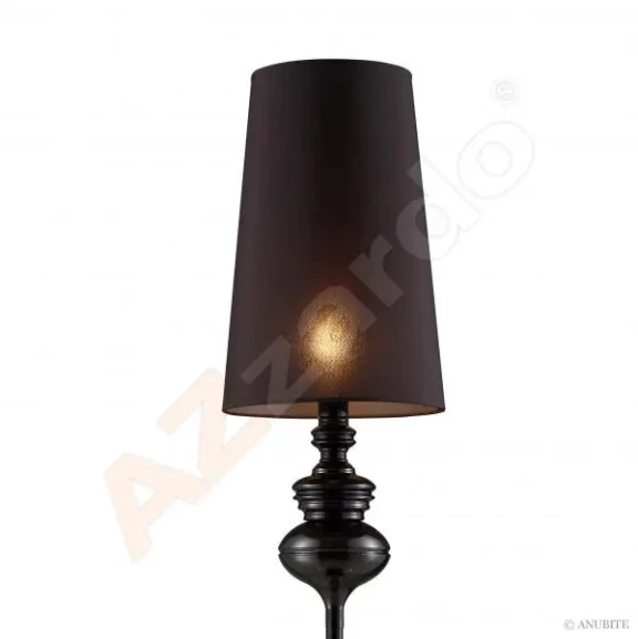Stojace lampy -  AZzardo Retro lampa Baroco čierne FLOOR
