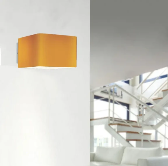 Nástenné svietidlá -  AZzardo Dizajnové nástenné svietidlo Tulip oranžové