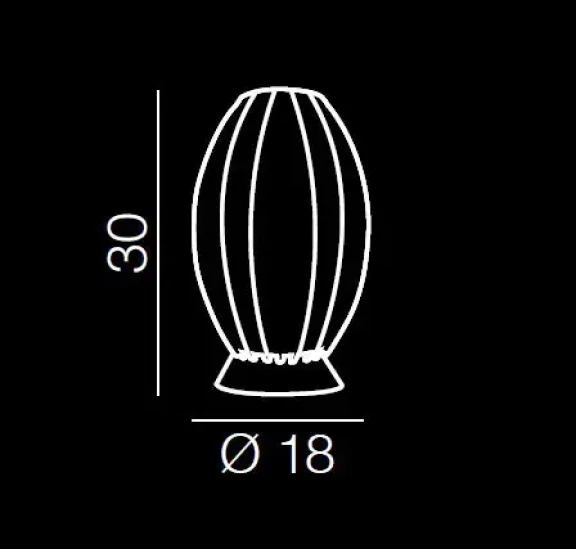 Stolové lampy -  AZzardo Moderná stolová lampa Elba