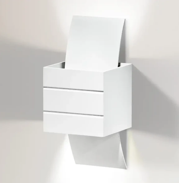 Nástenné svietidlá -  AZzardo Dizajnové nástenné svietidlo Vidal biele