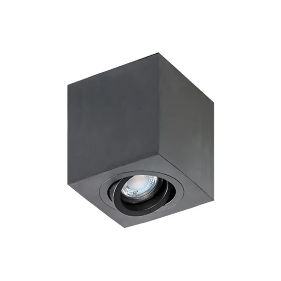 Bodové svetlá -  AZzardo Moderné bodové svietidlo Brant SQ IP44 čierne
