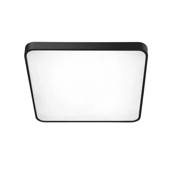 Stropné svietidlá -  AZzardo LED stropné svietidlo Quadro 50 Led CCT čierne s diaľkovým ovládačom