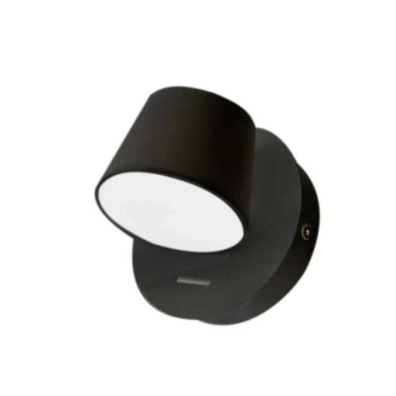 Nástenné svietidlá -  AZzardo LED nástenné svietidlo Ramona 1 Switch čierne