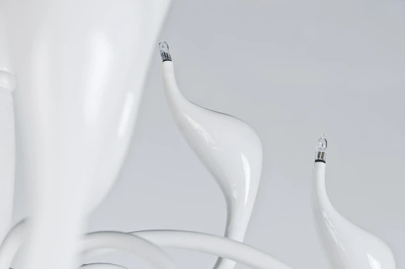 Lustre a závesné svietidlá -  AZzardo Dizajnový luster Snake 2 biele