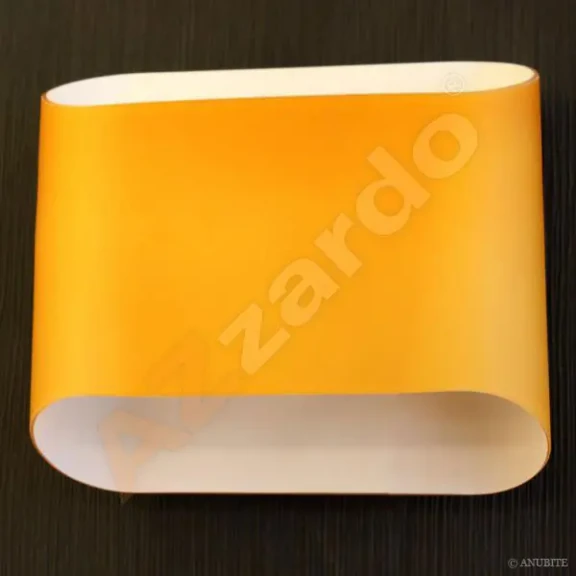 Nástenné svietidlá -  AZzardo Retro nástenné svietidlo Pancake oranžová