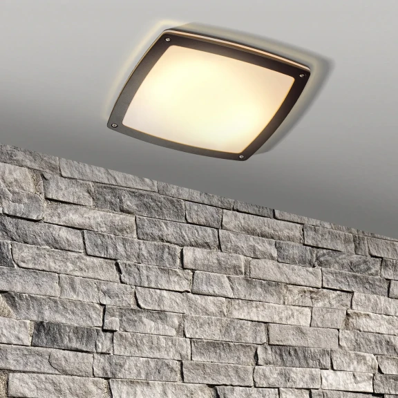 Vonkajšie stropné svietidlá -  AZzardo LED vonkajšie stropné svietidlo Fano S