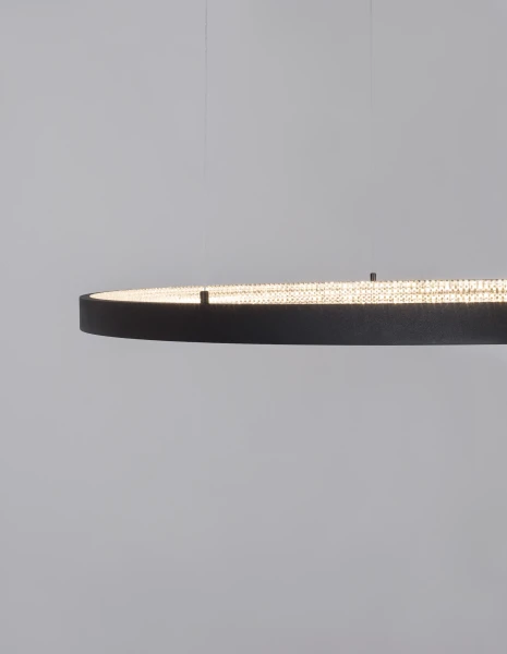 Lustre a závesné svietidlá -  Novaluce LED luster Preston 110 čierne