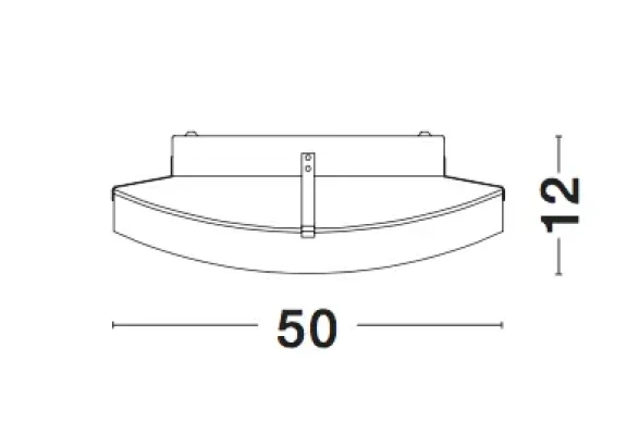 Stropné svietidlá -  Novaluce Dizajnové stropné svietidlo Quale 50