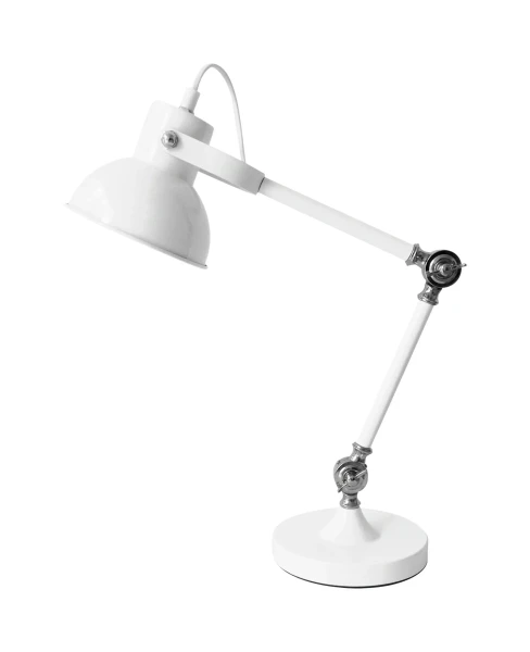 Stolové lampy -  Novaluce Dizajnová stolová lampa Dunik 34 biele