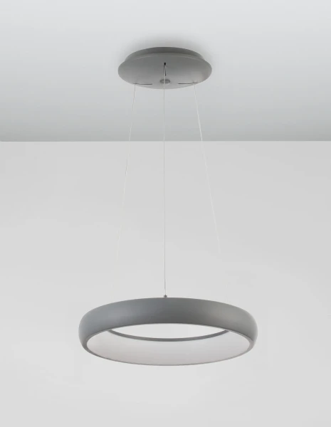 Lustre a závesné svietidlá -  Novaluce LED luster Albi 41 Svetlá sivé