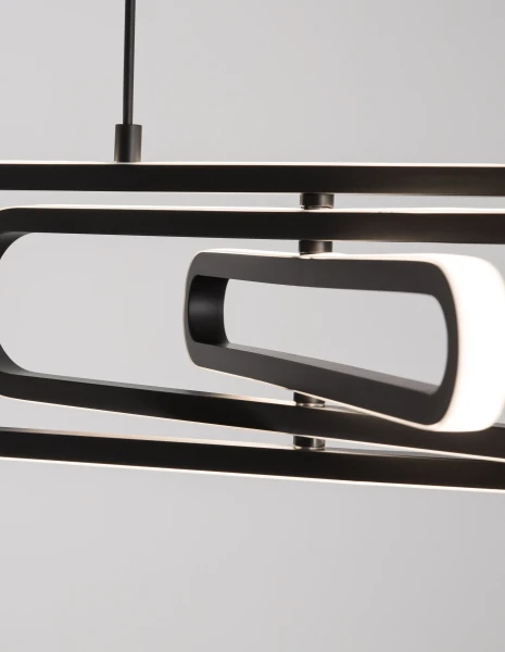 Lustre a závesné svietidlá -  Novaluce LED luster Arte 64 čierne