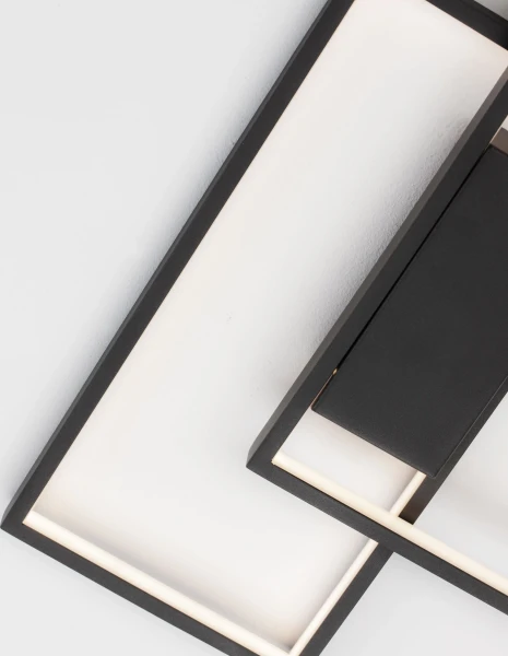 Stropné svietidlá -  Novaluce Stropné svietidlo LED so stmievaním Porto 45 čierne