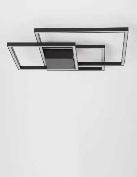 Stropné svietidlá -  Novaluce LED stropné svietidlo Bilbao 56 čierne