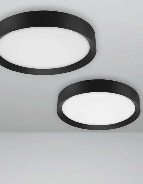 Stropné svietidlá -  Novaluce LED stropné svietidlo Luton 55 čierne