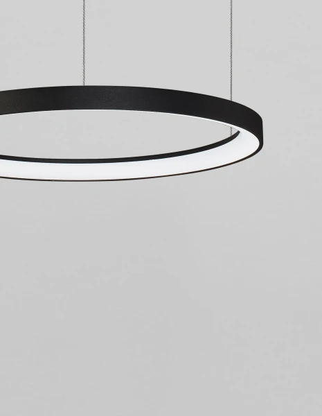 Lustre a závesné svietidlá -  Novaluce LED luster Pertino 48 čierne