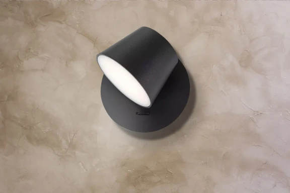 Nástenné svietidlá -  Novaluce Moderné nástenné svietidlo Amadeo čierne
