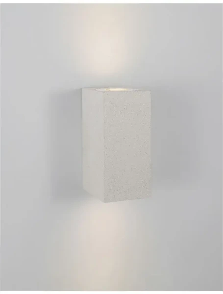 Vonkajšie nástenné svietidlá -  Novaluce Vonkajšie záhradné svietidlo Fuento B 86 biele