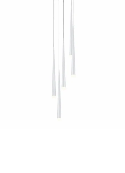 Lustre a závesné svietidlá -  AZzardo Minimalistické svietidlo Stylo 5 biele