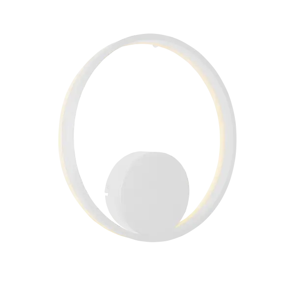 Nástenné svietidlá -  AZzardo LED nástenné svietidlo Halo 40 biele