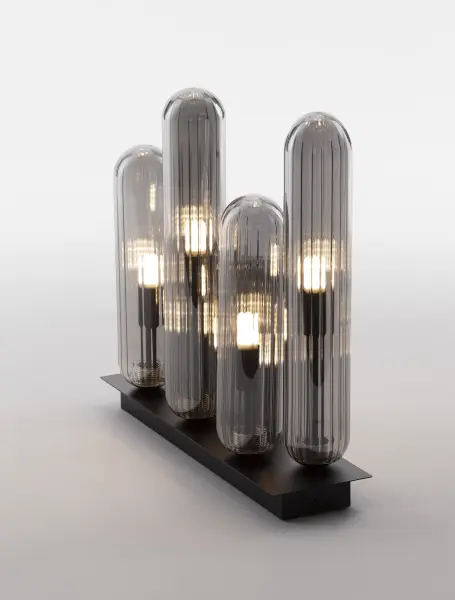 Stropné svietidlá -  Novaluce Dizajnové stropné svietidlo Gustave D 6 Svetlá sivé