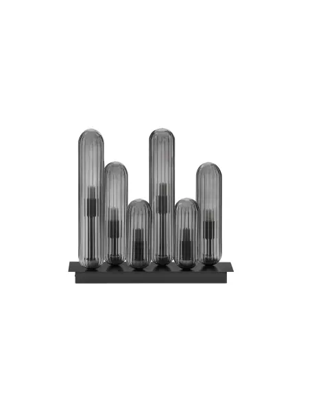 Stropné svietidlá -  Novaluce Dizajnové stropné svietidlo Gustave D 6 Svetlá sivé