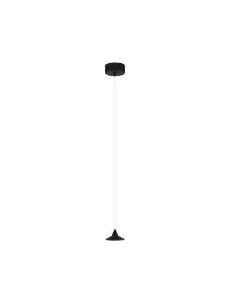 Lustre a závesné svietidlá -  Novaluce LED luster Dro čierne