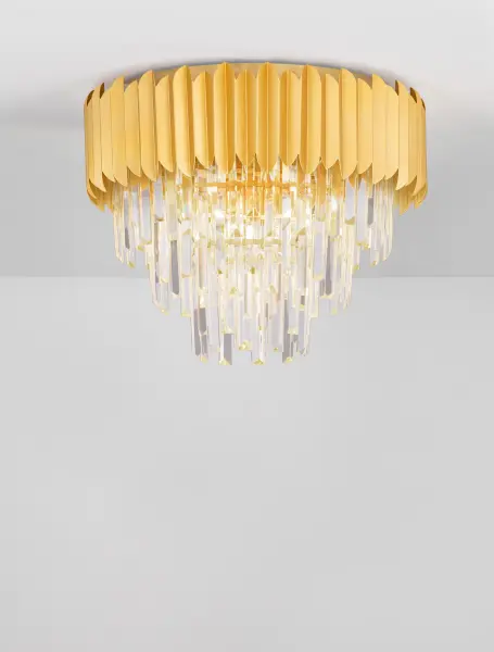 Stropné svietidlá -  Novaluce Dizajnové stropné svietidlo Magnolia zlaté