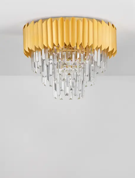 Stropné svietidlá -  Novaluce Dizajnové stropné svietidlo Magnolia zlaté