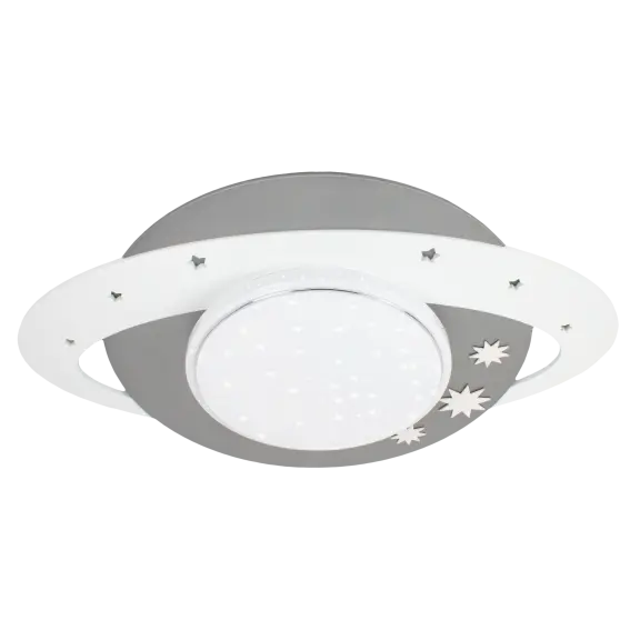 Stropné svietidlá -  Elobra Stropné svietidlo LED Saturn Starlight sivá