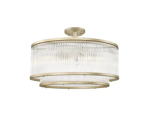Stropné svietidlá -  Zumaline Luxusné stropné svietidlo Sergio 50 zlatá
