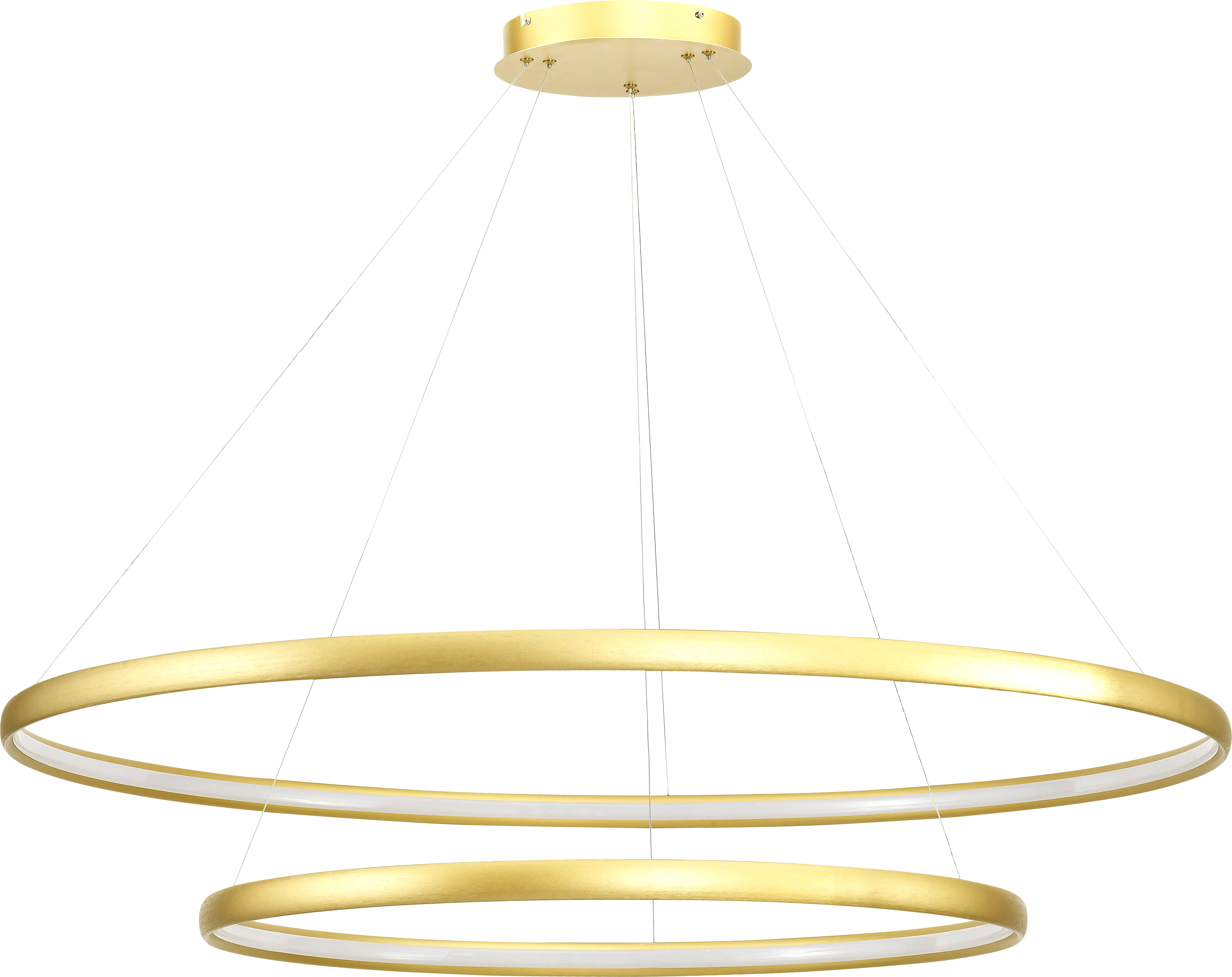 Lustre a závesné svietidlá- Zumaline Moderný LED luster Carlo 2