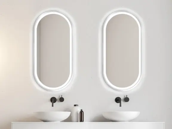 Zrkadlá do kúpeľne -  Gaudia Zrkadlo Zeta Silver LED