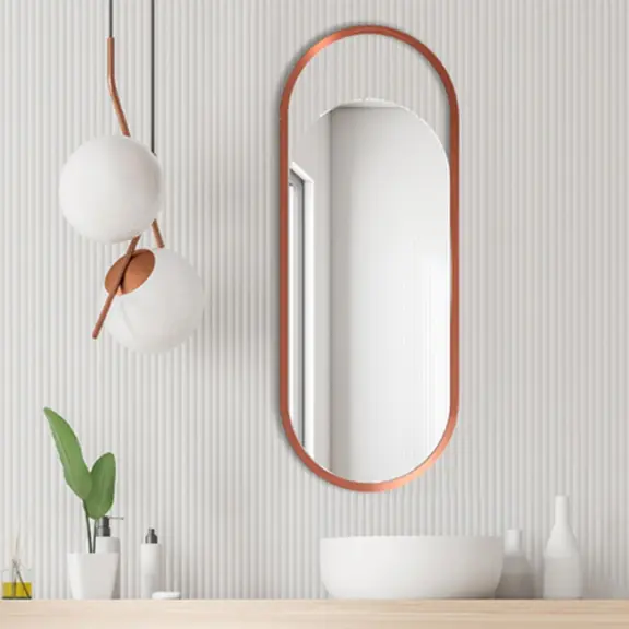 Zrkadlá do kúpeľne -  Gaudia Zrkadlo Meriena Copper