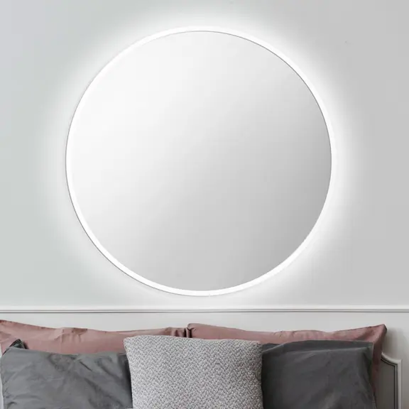 Zrkadlá do kúpeľne -  Gaudia Zrkadlo Nordic biele LED