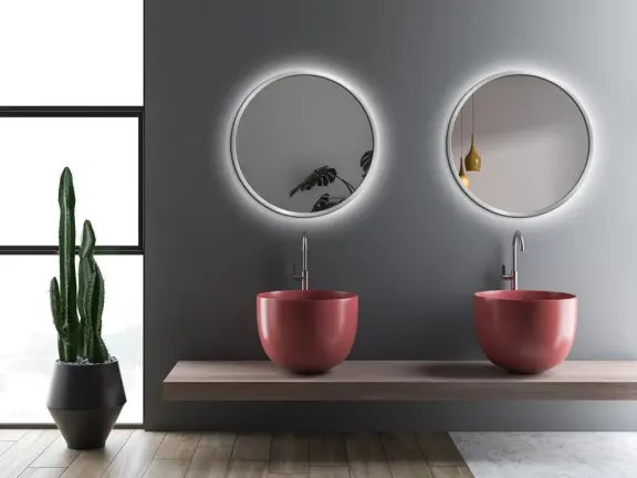 Zrkadlá do kúpeľne -  Gaudia Zrkadlo Nordic Silver LED