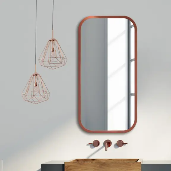 Zrkadlá do kúpeľne -  Gaudia Zrkadlo Mirel Copper