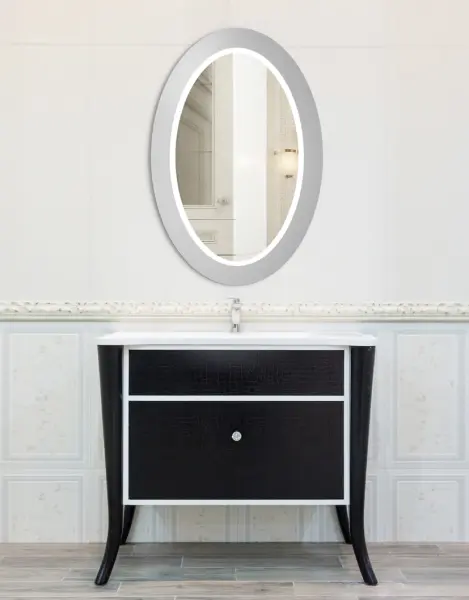 Zrkadlá do kúpeľne -  Gaudia Zrkadlo Balde Oval LED Silver