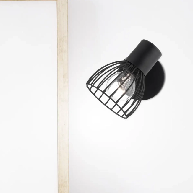 Bodové svetlá - Novaluce Industriálne bodové svietidlo Fiumicino čierne