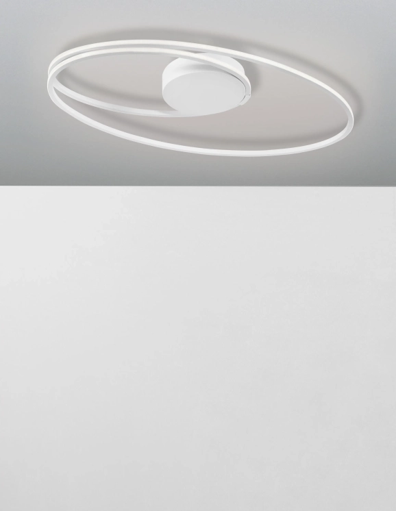 Stropné svietidlá - Novaluce LED stropné svietidlo Viareggio 60 biele