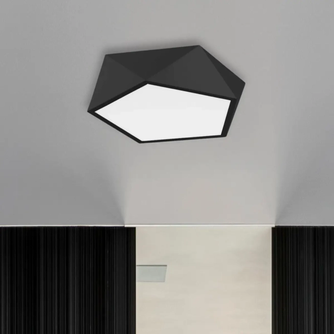 Stropné svietidlá - Novaluce Moderné stropné svietidlo Darius 40 čierne