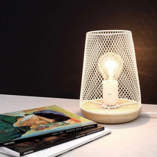 Stolové lampy - Novaluce Dizajnová stolová lampa Marco 15 biele