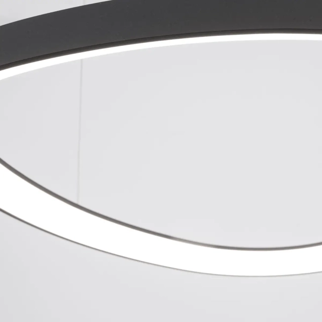 Lustre a závesné svietidlá - Novaluce LED luster Esteva 65 čierne