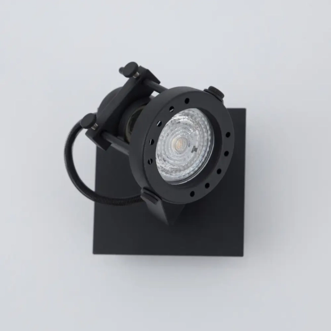 Bodové svetlá - Novaluce Dizajnové bodové svietidlo Gropius A 10 čierne