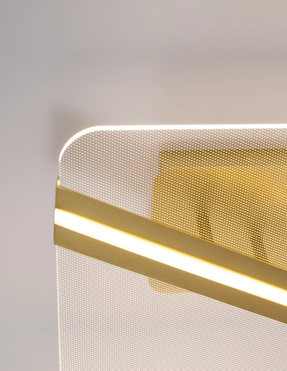 Stropné svietidlá - Novaluce LED stropné svietidlo Siderno 32 zlaté
